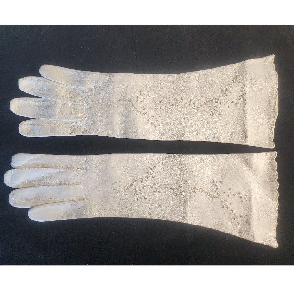 Vintage Braidal White Gloves NWOT